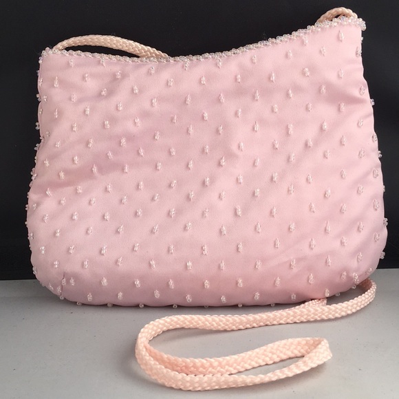 🚫Sold🚫La Regale Hand Beaded Pink Bag - Picture 4 of 8